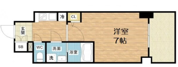 S-RESIDENCE福島Alovitaの物件間取画像